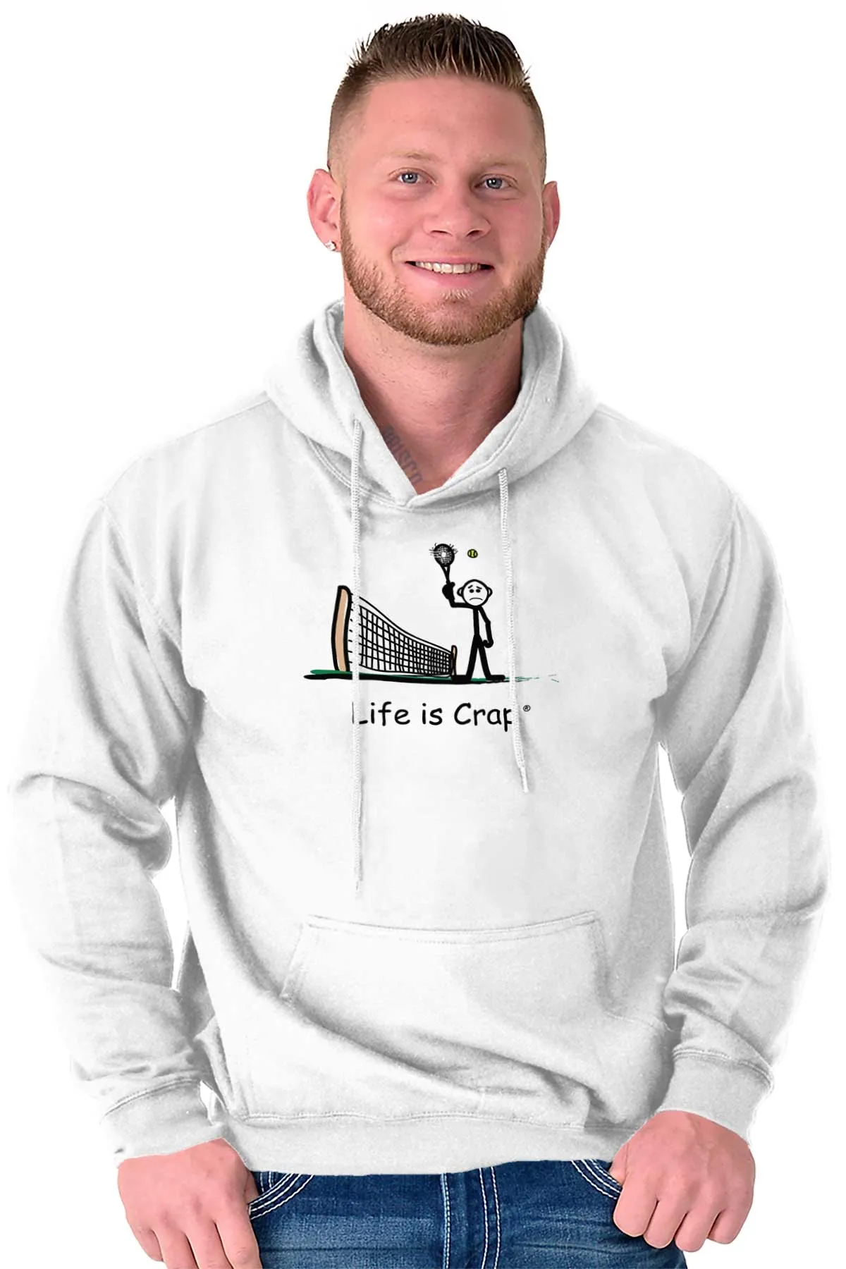 Ball Through Racquet Hoodie
