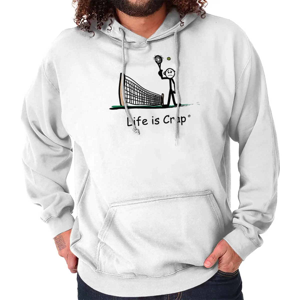 Ball Through Racquet Hoodie
