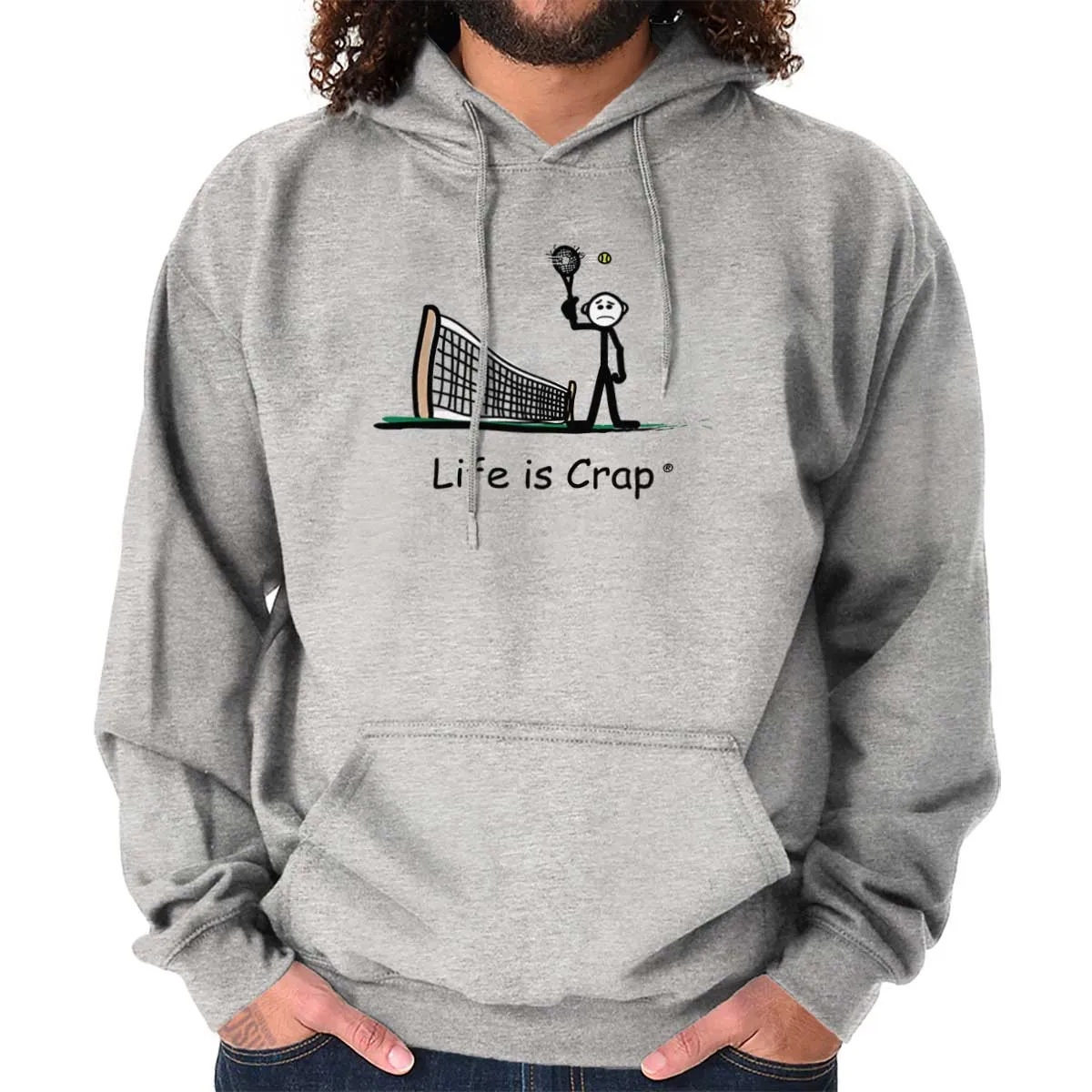Ball Through Racquet Hoodie