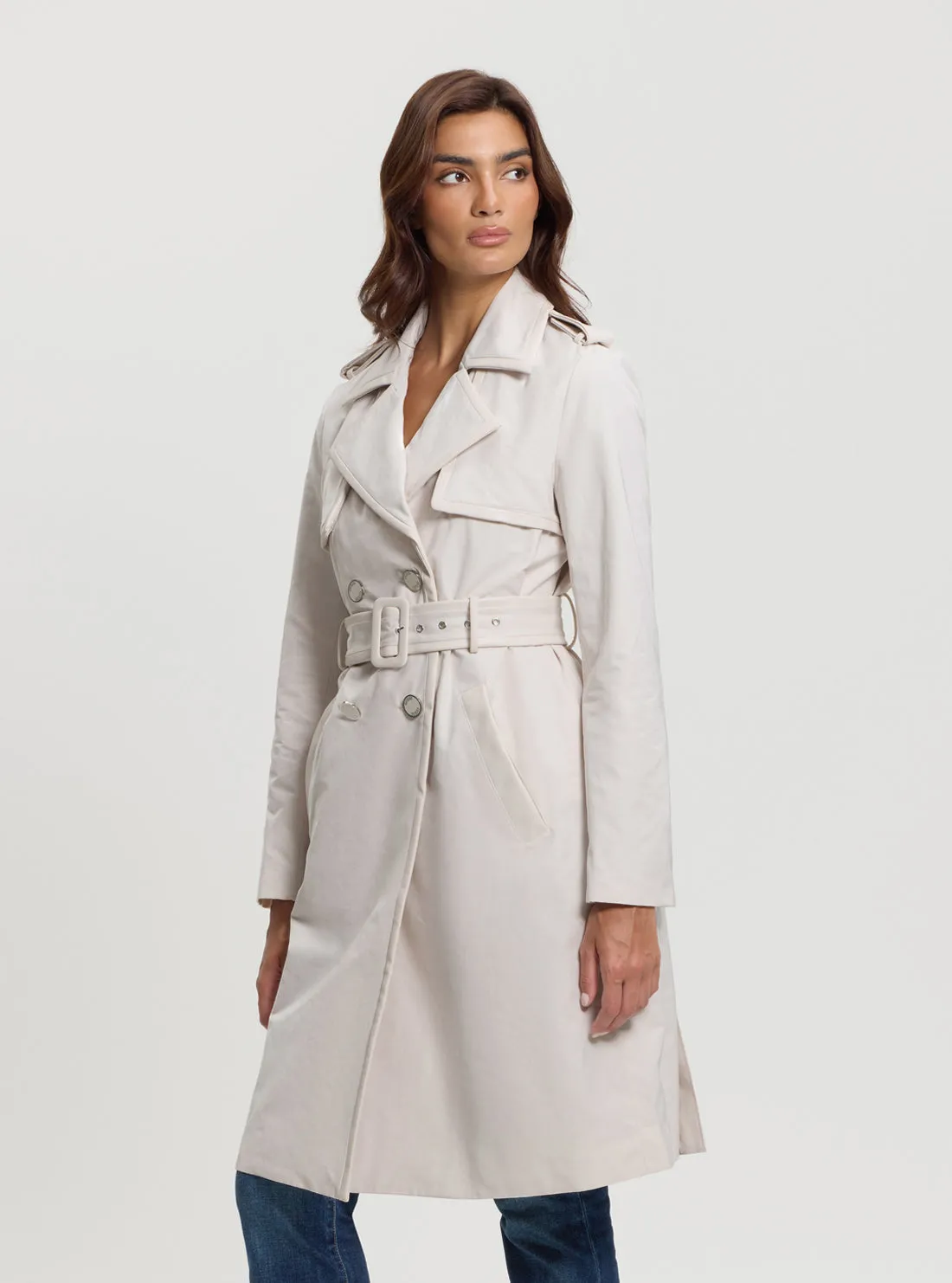 Beige Jenny Trench Coat