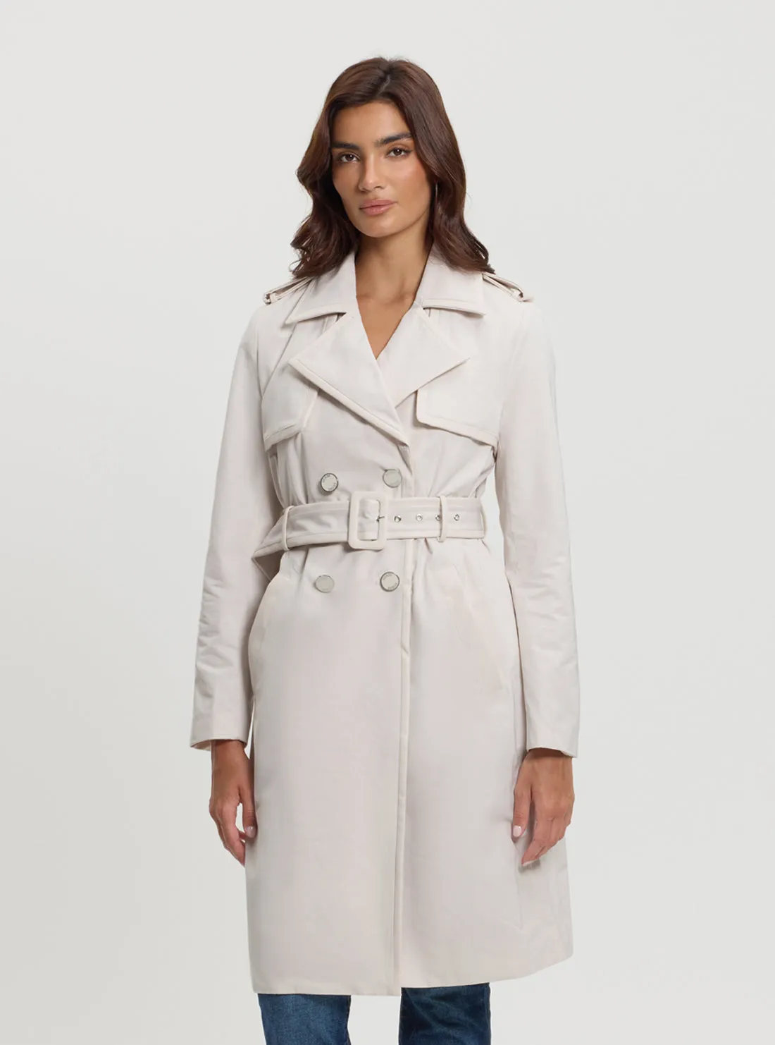 Beige Jenny Trench Coat
