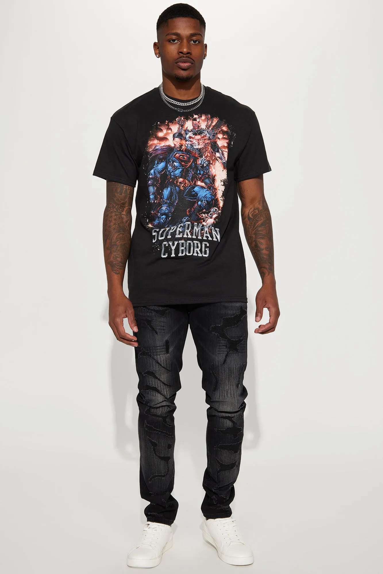 Bet Ripped Stacked Skinny Jean - Black Wash