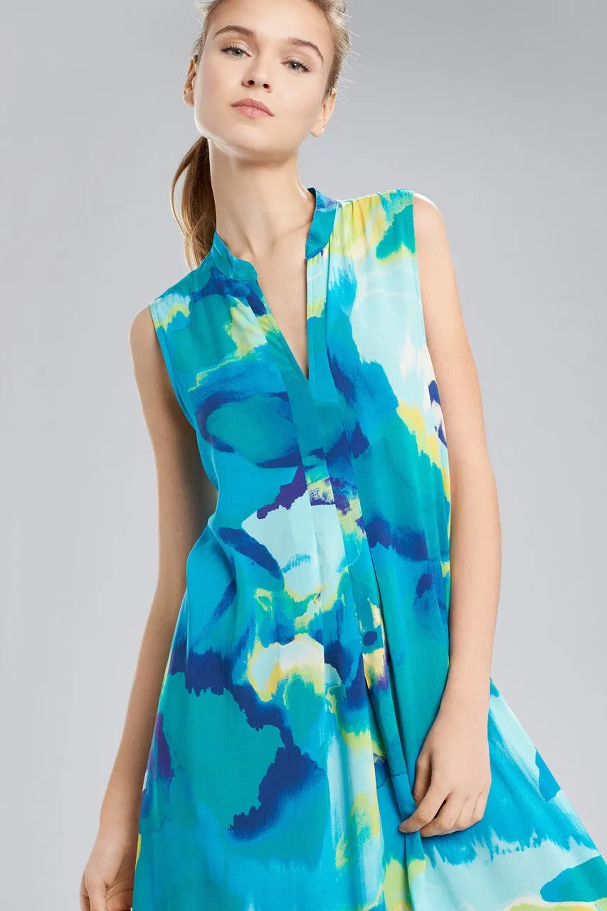 Blooming Mural Maxi Gown