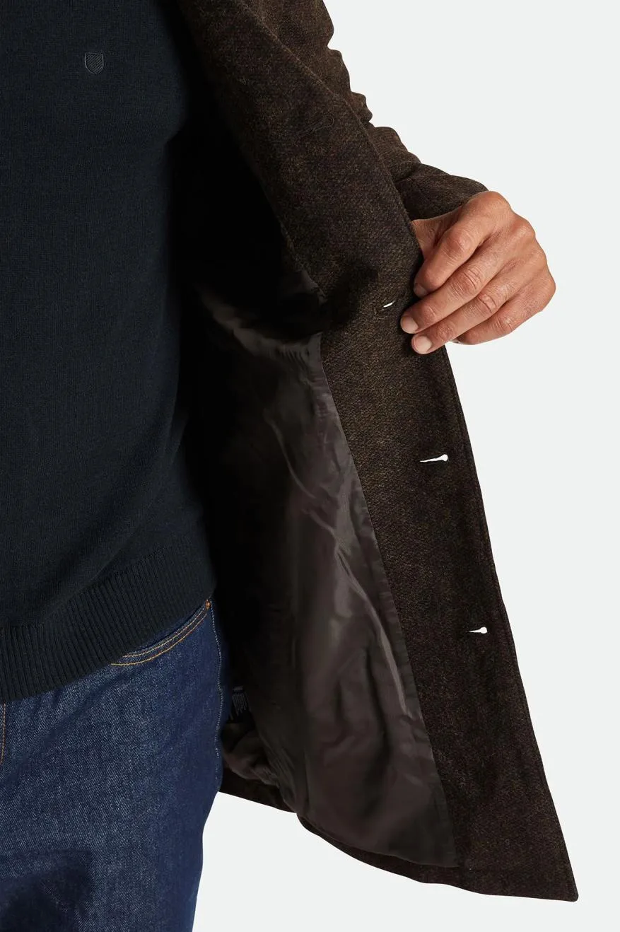 Brixton Reserve Wool Coat Bison