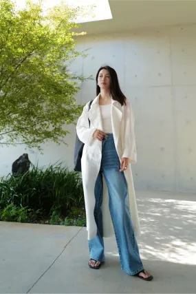 Classic Satin Trench Coat