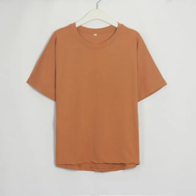 FashionSierra - Women's O Neck Short Sleeve Basic Tees