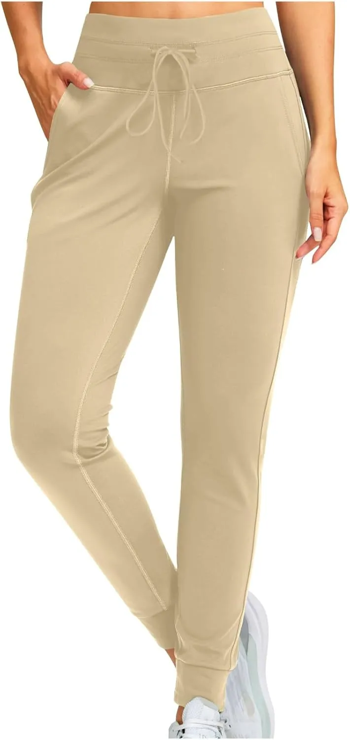 Fleece Lined Leggings Women Sherpa Warm Sweatpants Joggers High Waisted Sweatpants Winter Thermal Pant With Pockets