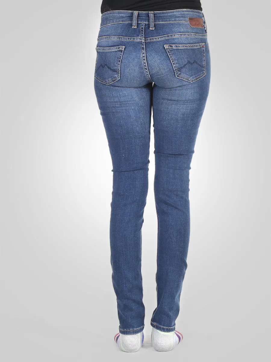 Knee Ripped Skinny Jeans By Mustang
