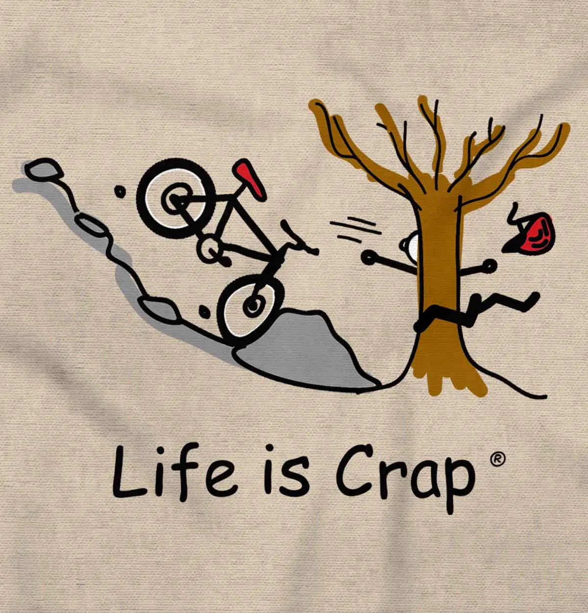 Mountain Bike Crash Hoodie