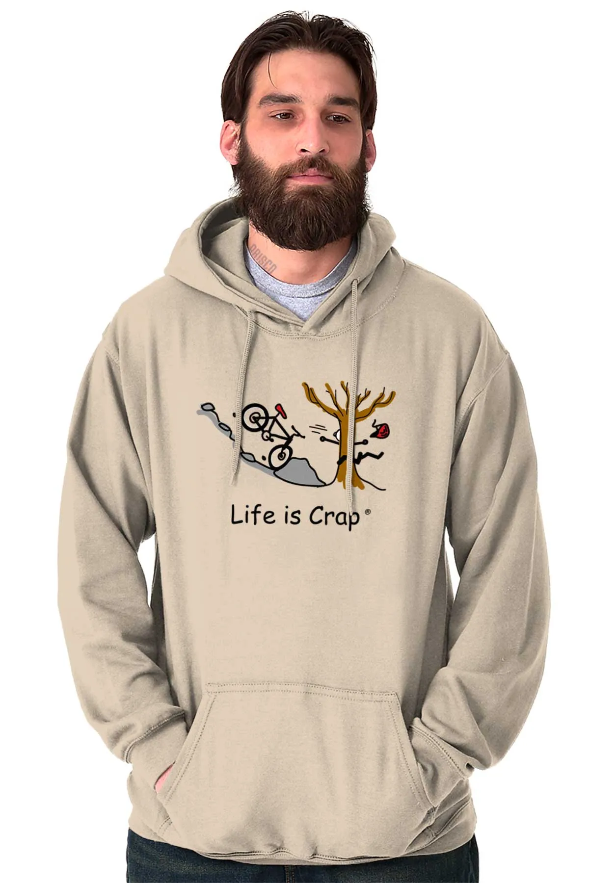Mountain Bike Crash Hoodie