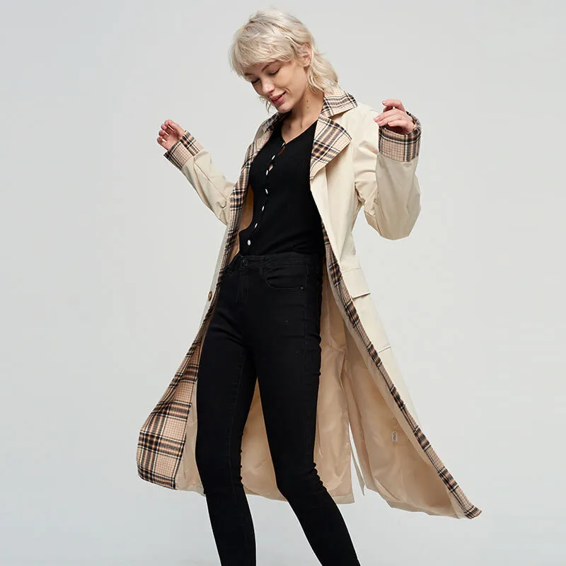 OL Double Breasted Trench Coat