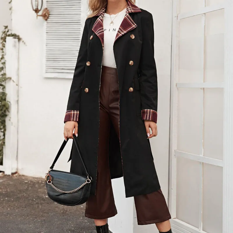 OL Double Breasted Trench Coat