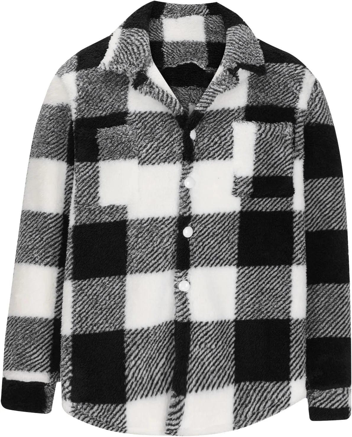 Plaid Jacket Men Big and Tall - Mens Shirt Jacket Lined - Flannel Jacket for Men - Sherpa Jacket Men - Fleece Jacket Men