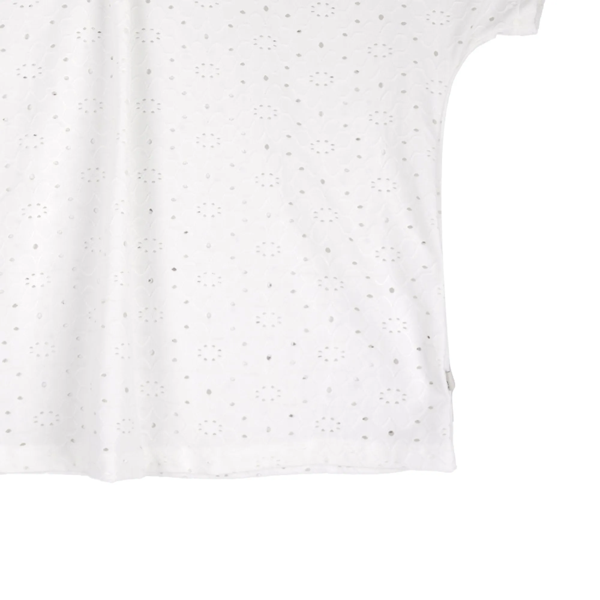 RRJ Ladies Basic Tees Boxy Fitting Special Fabric 153470 (White)