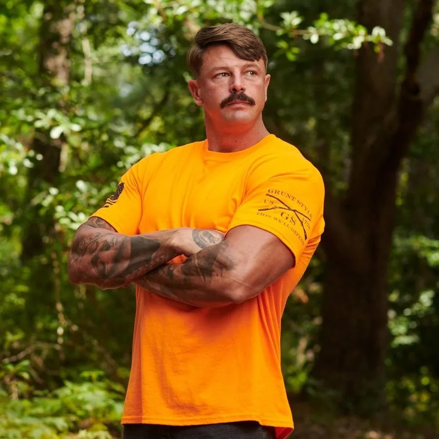 Safety Orange Basic T-Shirt
