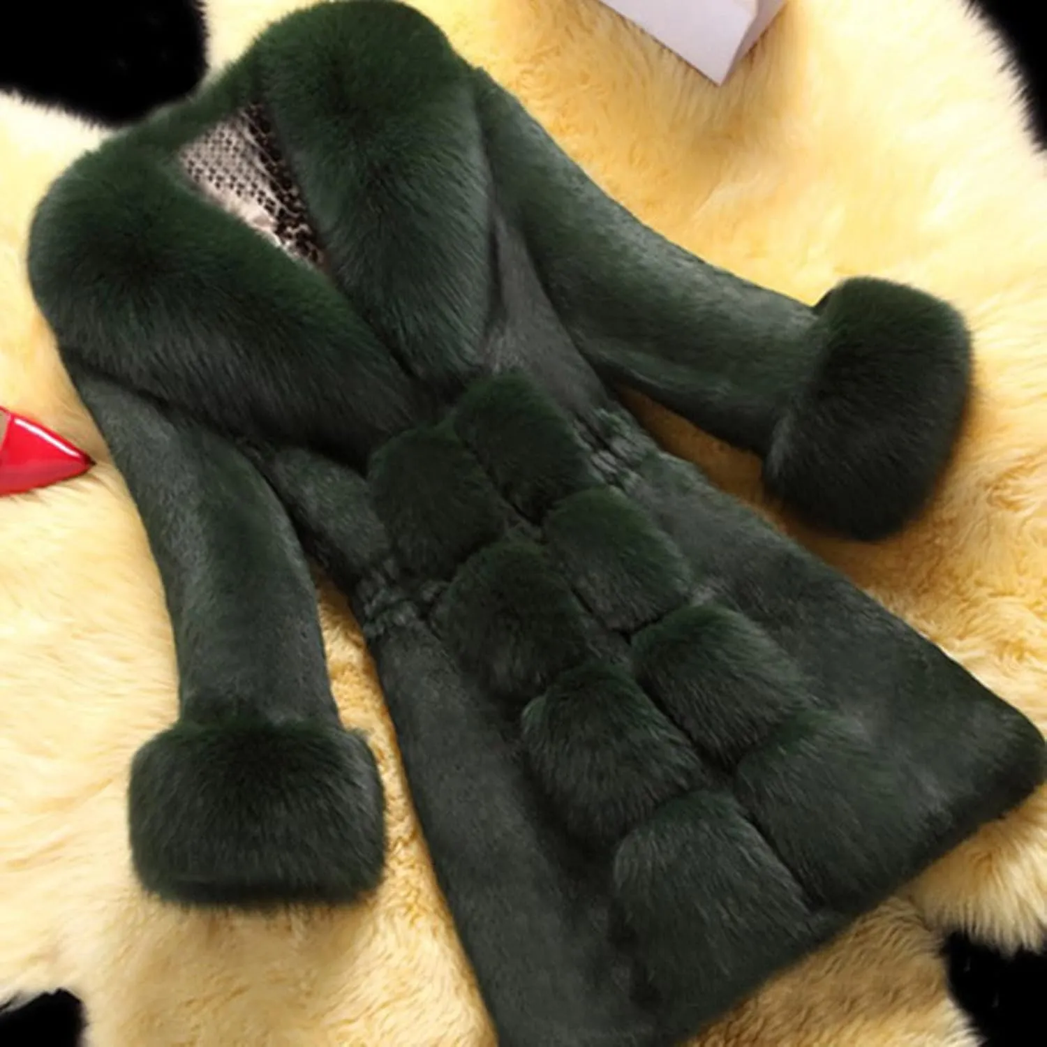 SHAOBGE Womens Jackets Fall Women Lady Coat Winter Warm Long Sleeve Solid Outwear Coat Plush Jacket Warm Fleece Tops for