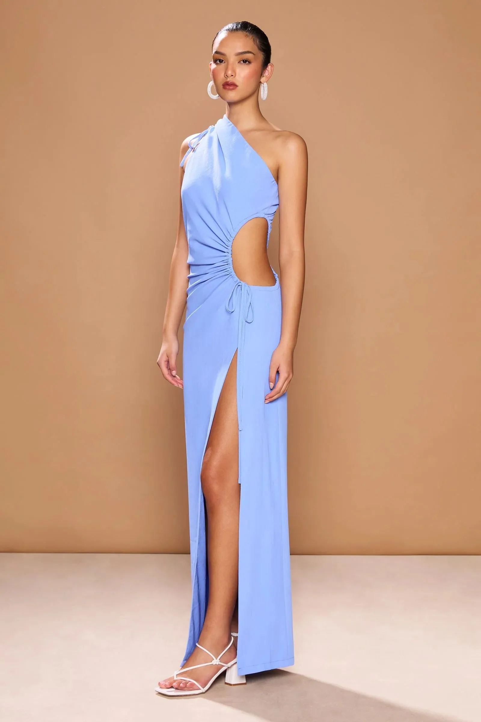 Sonya Nour Maxi Dress - Azzurro