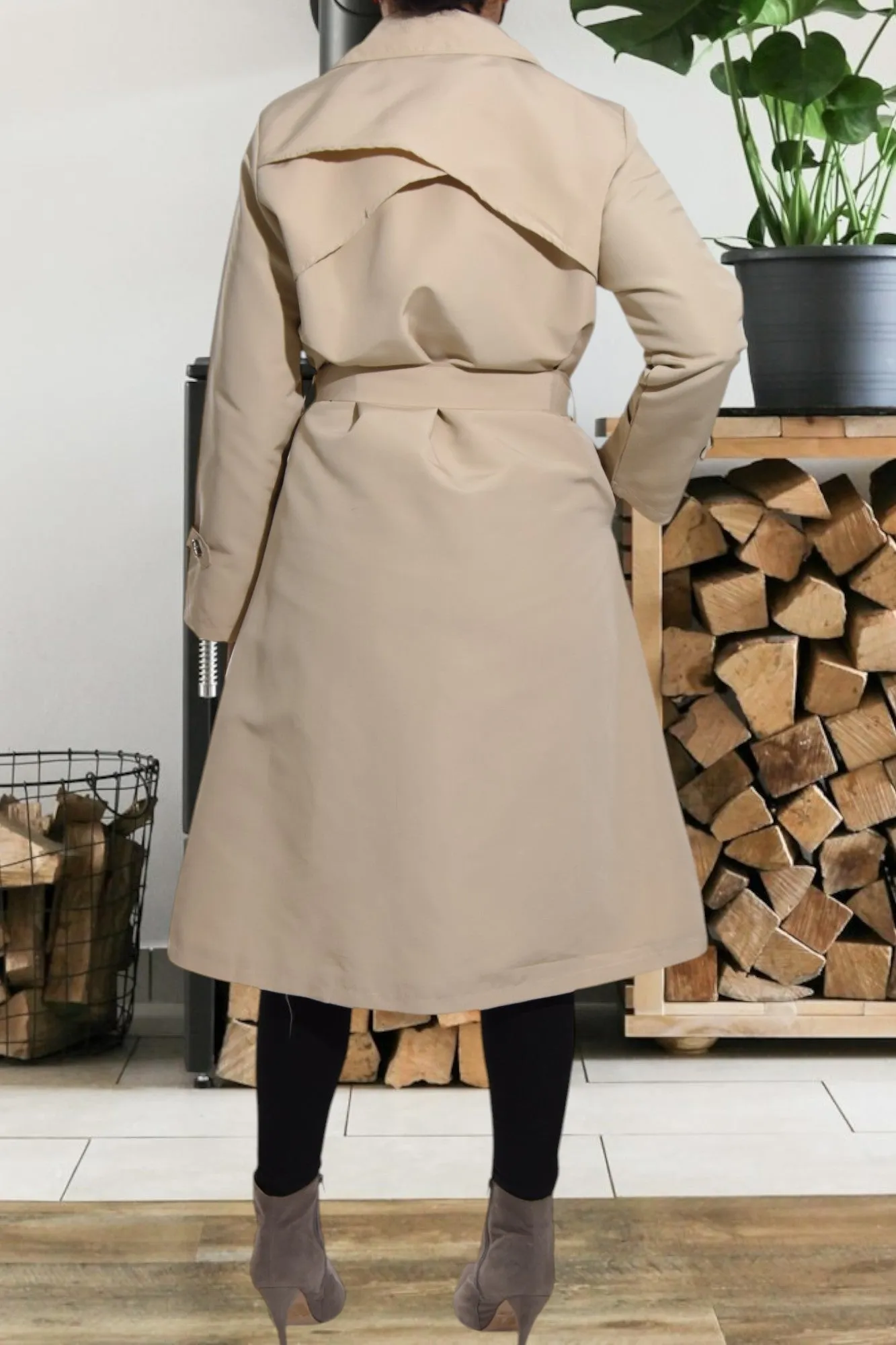 Stone Lined Trench Coat
