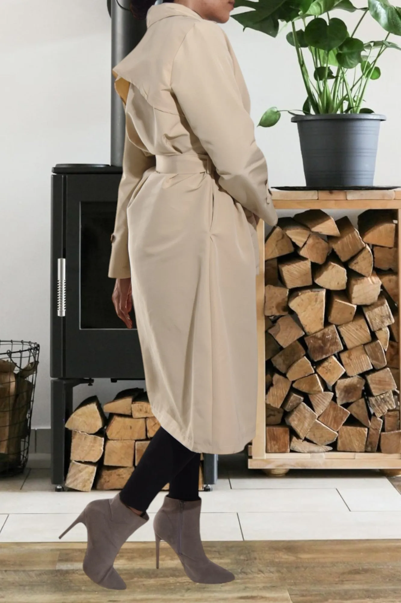Stone Lined Trench Coat