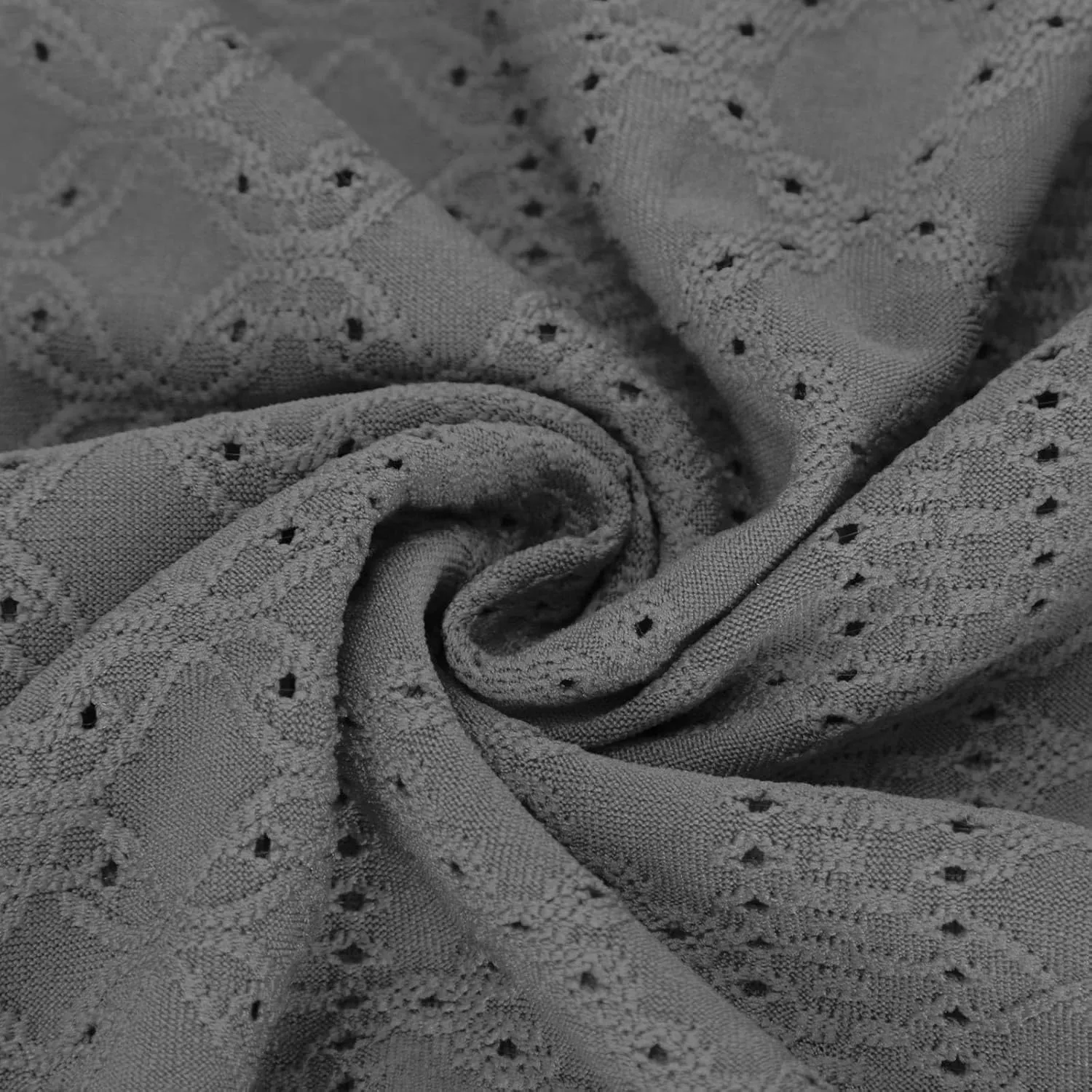Summer Fashion Eyelets Midi Dress Women Lace Raglan Sleeve Pleated Flared Dresses Loose Casual Lounge Outfits