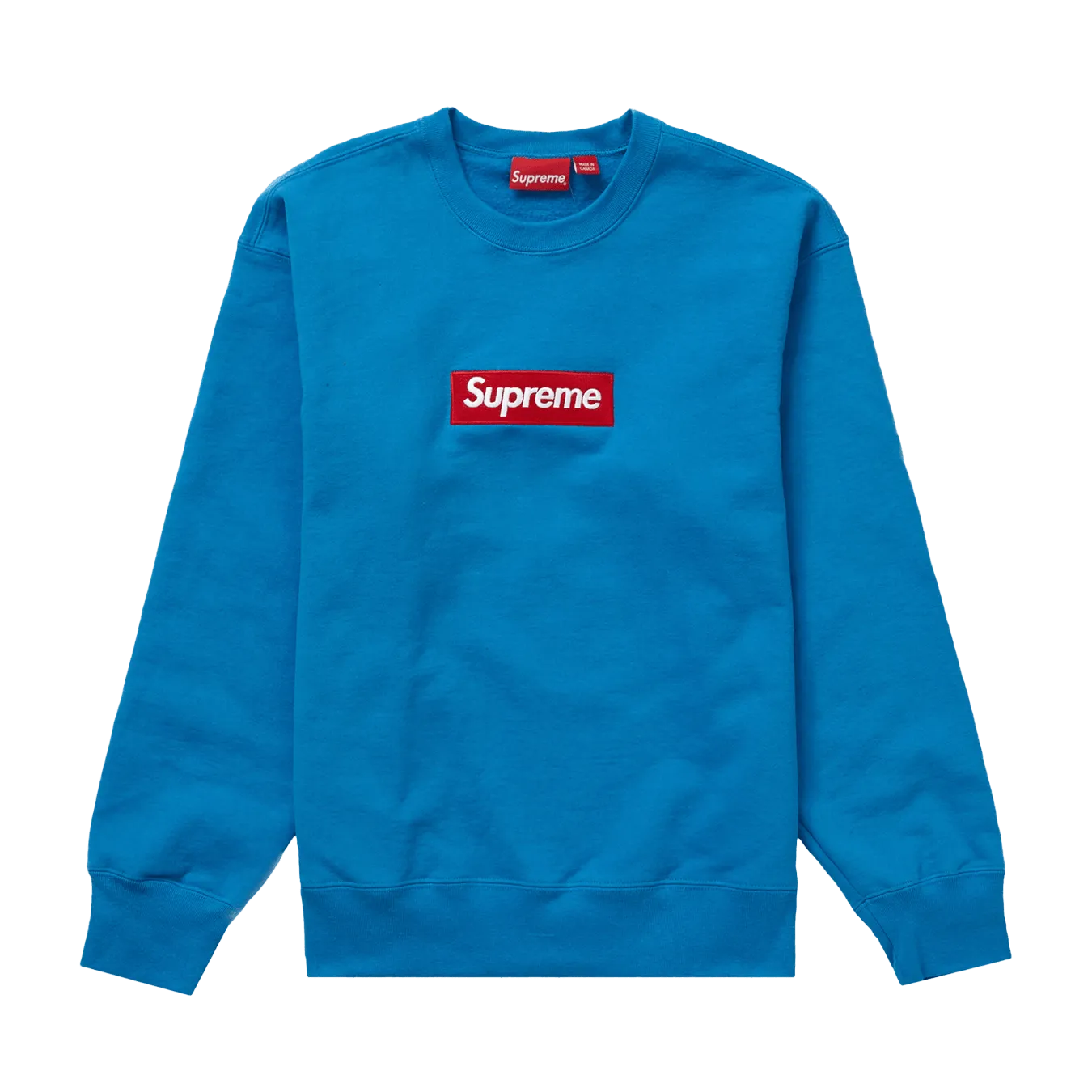 Supreme Box Logo Crewneck 'Blue' (FW22)