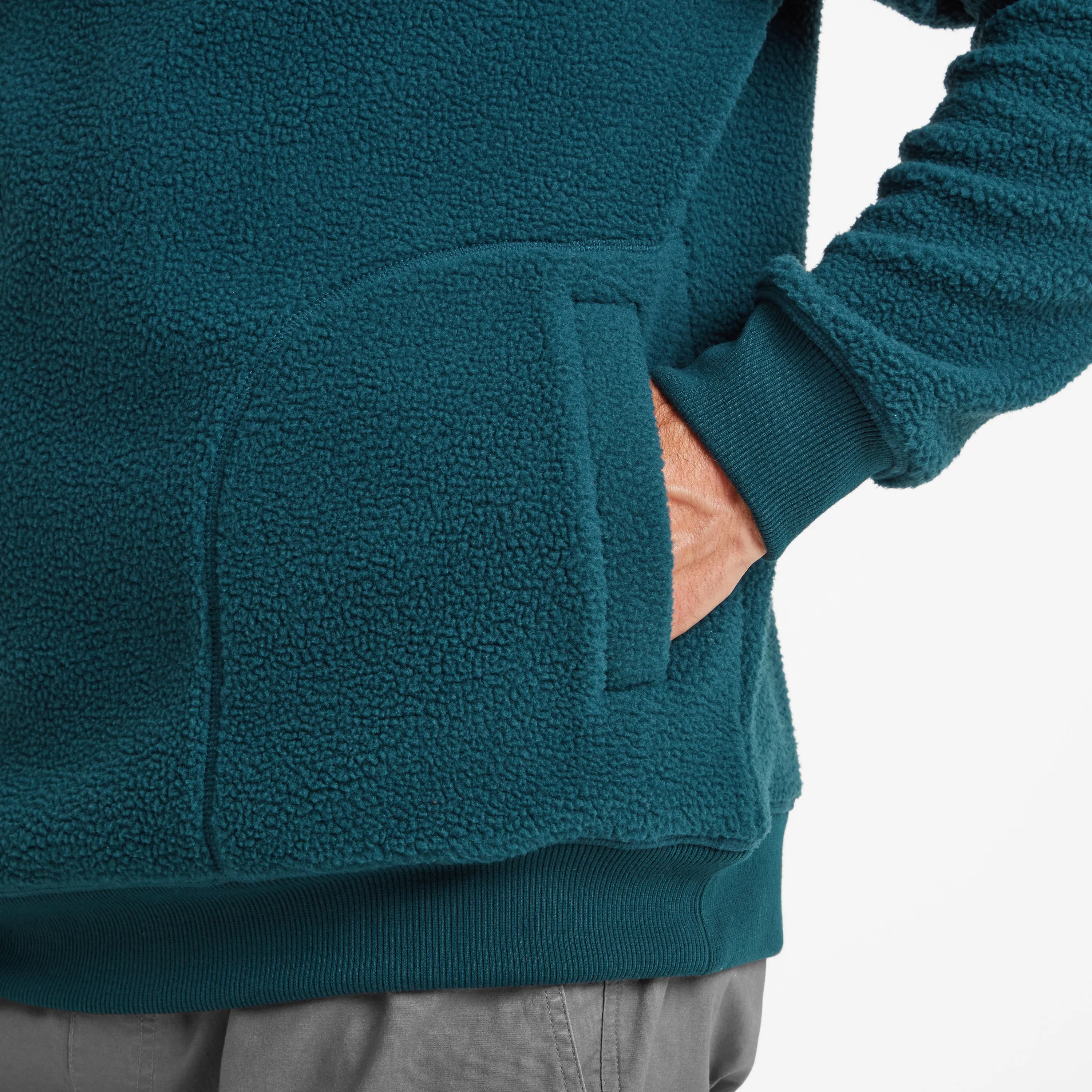 Todd Mens Sherpa Sweat - Petrol Green