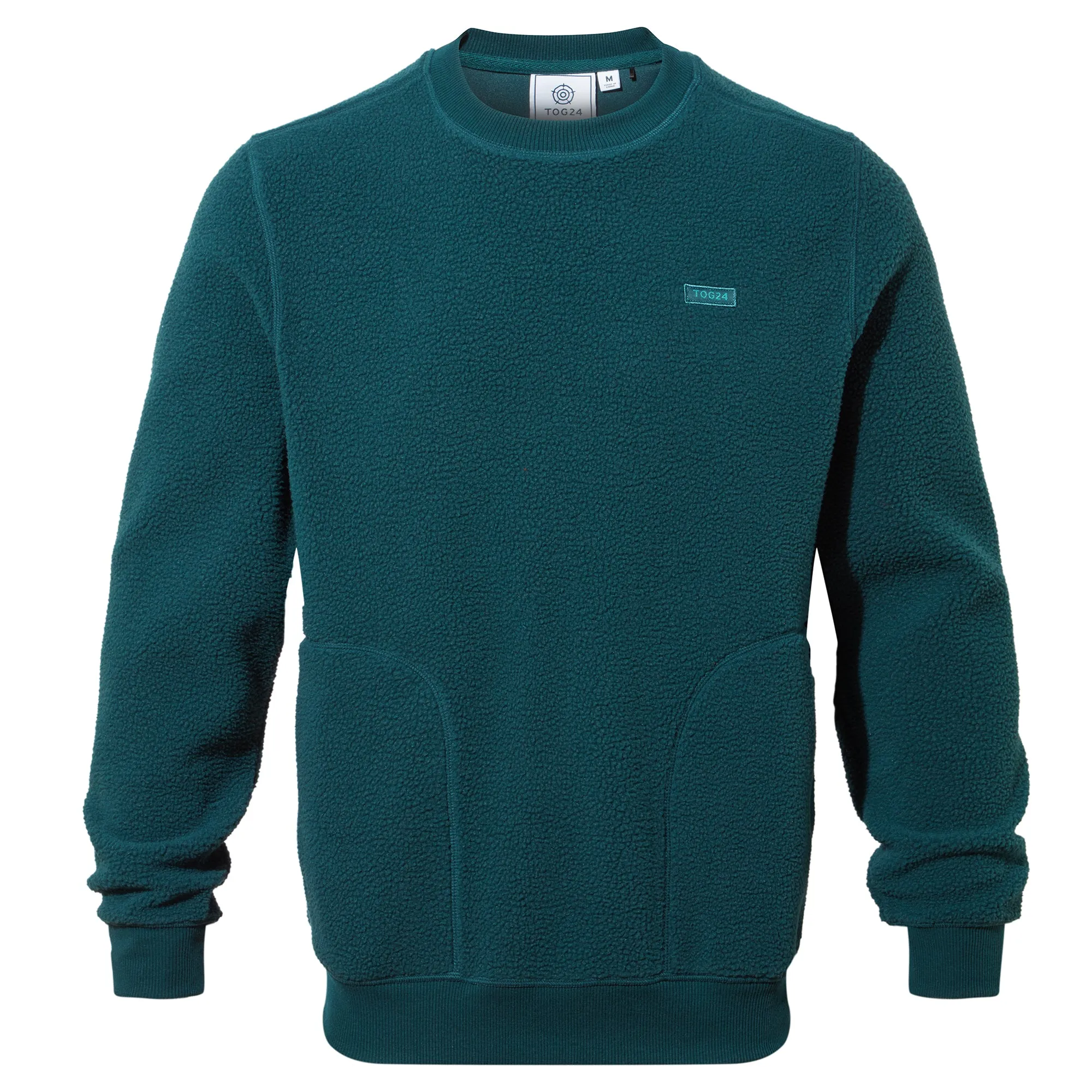 Todd Mens Sherpa Sweat - Petrol Green
