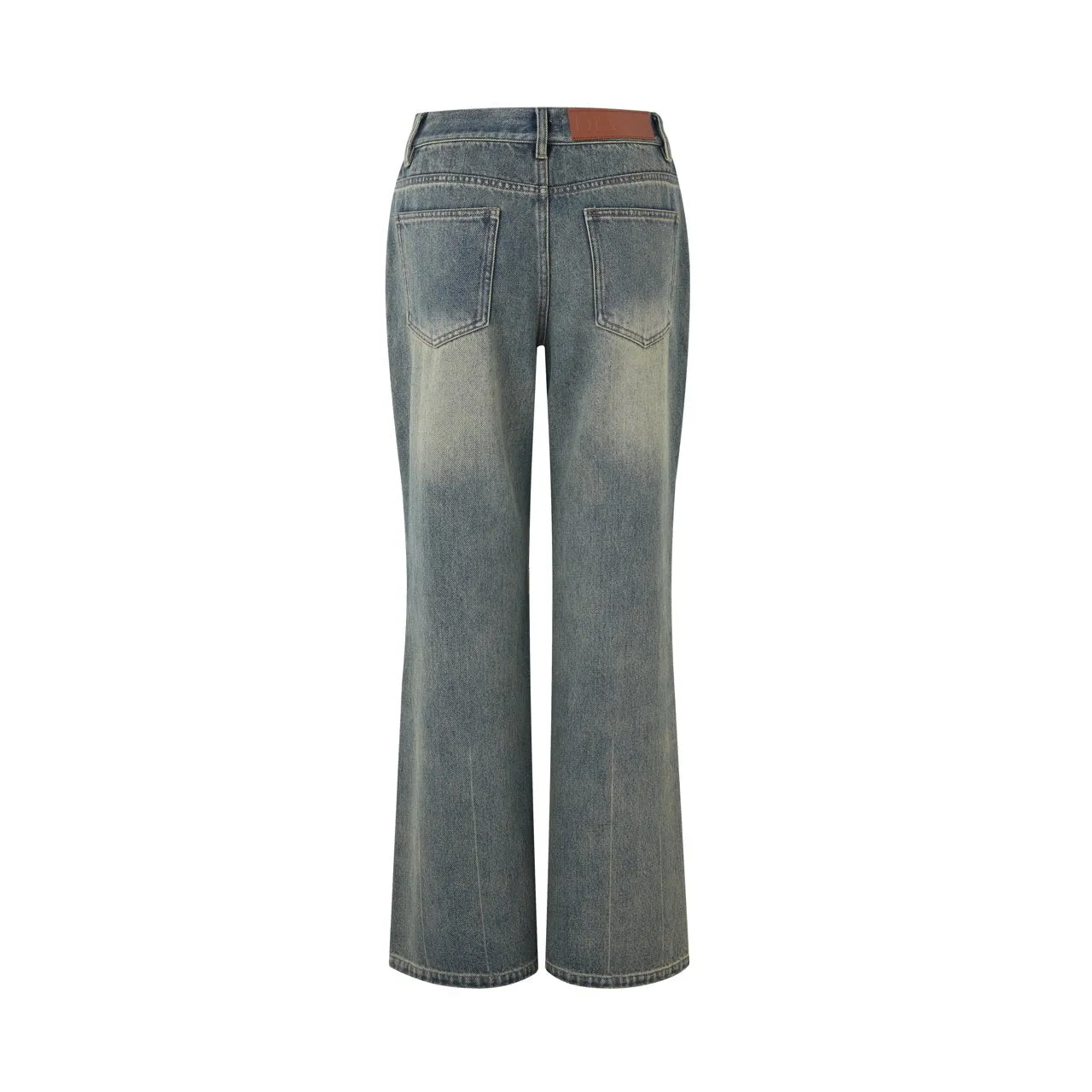 Vintage Aged Micro Raglan Ripped Jeans