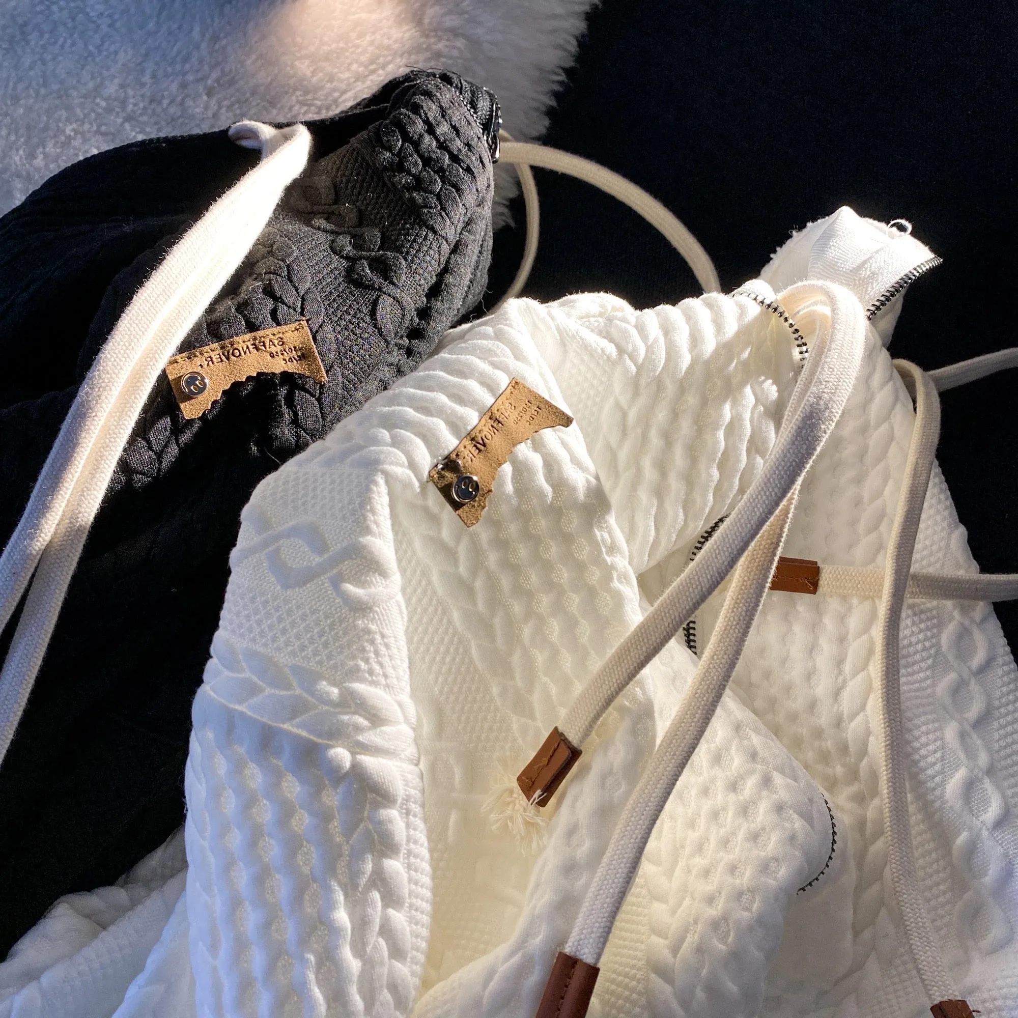 Vintage Zipper Hooded Sweatshirts