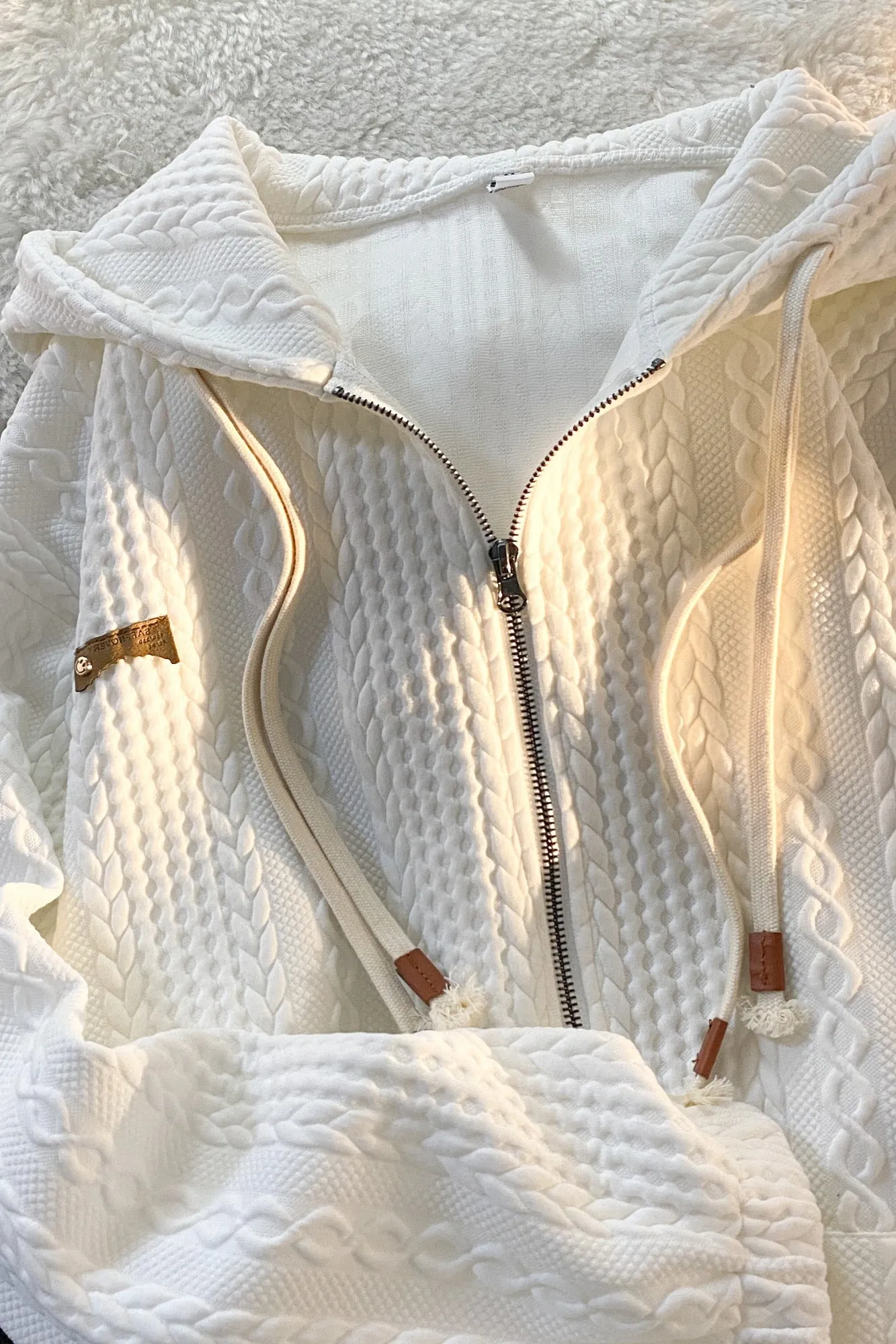 Vintage Zipper Hooded Sweatshirts