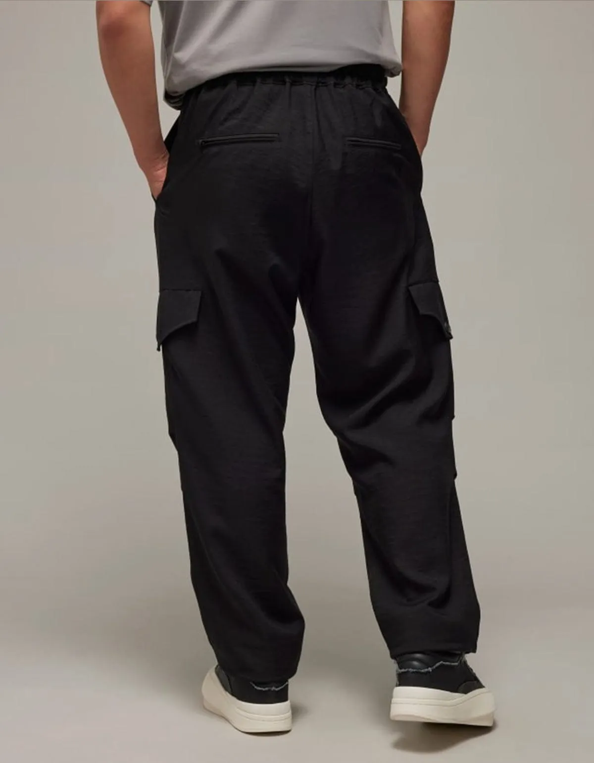 Y-3 Black Sport Uniform Straight Leg Trousers